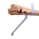Gancho soporte de pared 25x33,5cm 100kg