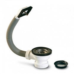 Válvula con sobradero para fregadero pequeño 1 1/2" 70mm