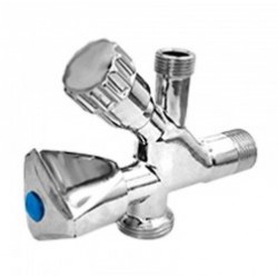 Grifo combinado lavadora-lavabo 1/2" - 3/4"