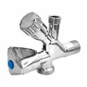 Grifo combinado lavadora-lavabo 1/2" - 3/4"