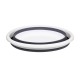 Barreño plegable blanco y gris 6L 38x13,5cm