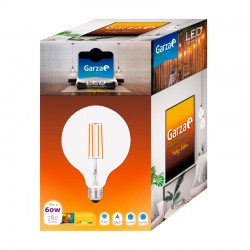 Bombilla globo G125 LED regulable E27 8W