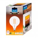 Bombilla globo G125 LED regulable E27 8W