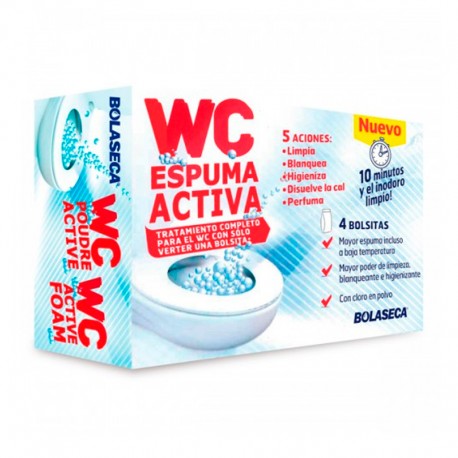 WC espuma activa 4uds. Bolaseca