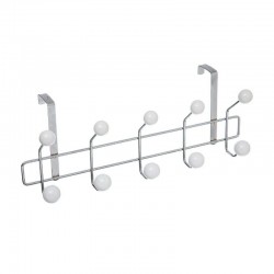 Colgador acero de puerta con 10 pomos