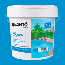 Pintura para piscinas azul HTM 4L Montó