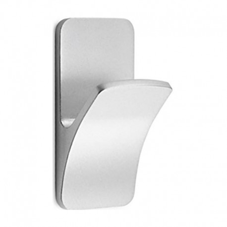 Colgador percha adhesiva cromo water resistant