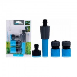 Set de 4 boquillas azul/gris para riego