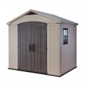Cobertizo de resina Factor beige 257x182x243cm 4,4m2