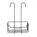 Cestillo con colgador de aluminio negro