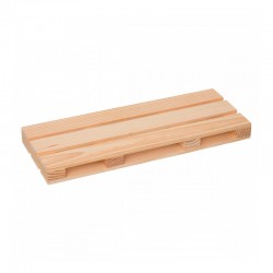 Estante palet de madera de pino y metal