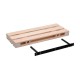 Estante palet de madera de pino y metal