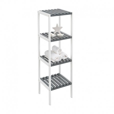 Estantería de 4 baldas para baño Nature