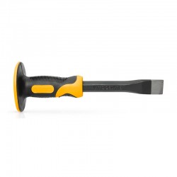 Cincel punta plana 300mm con protector