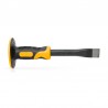 Cincel punta plana 300mm con protector