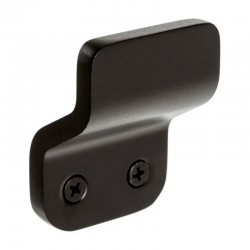 Colgador adhesivo negro de baño para toallas Onyx Tatay