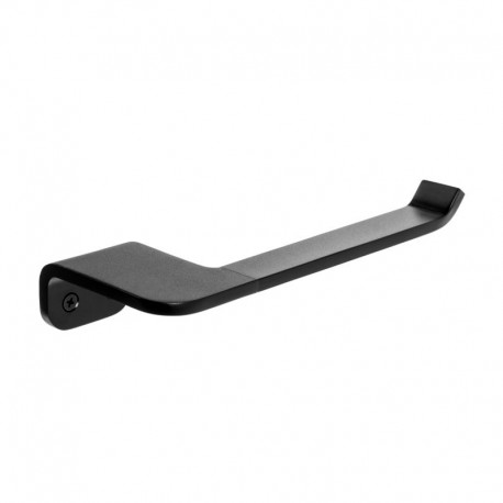 Portarrollos adhesivo de aluminio negro Onyx Tatay