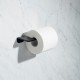 Portarrollos adhesivo de aluminio negro Onyx Tatay