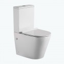 Pack inodoro WC de salida dual con tapa slim Verde Becrisa