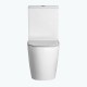 Pack inodoro WC de salida dual con tapa slim Verde Becrisa