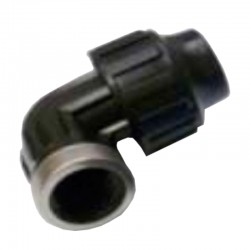 Codo hembra 32mmx1" con refuerzo inox.