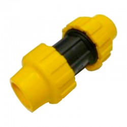 Enlace recto de polipropileno riego 25mm