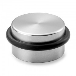 Tope adhesivo extrafuerte de acero inoxidable para puerta 36x18mm