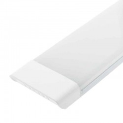 Regleta LED de aluminio blanca 90W 7600lm 6000K 120cm