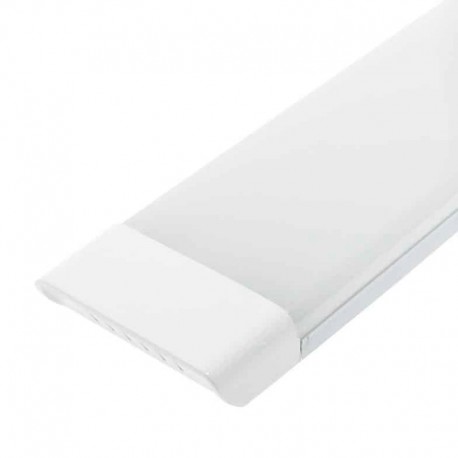 Regleta LED de aluminio blanca 90W 7600lm 6000K 120cm