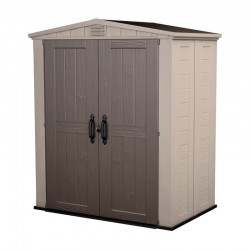 Cobertizo de resina Factor beige 178x114x208cm 2m2