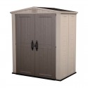 Cobertizo de resina Factor beige 178x114x208cm 2m2