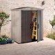 Cobertizo de resina Factor beige 178x114x208cm 2m2