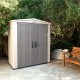 Cobertizo de resina Factor beige 178x114x208cm 2m2