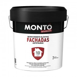 Pintura plástica blanca para fachadas anti fisuras 15L Expresa Montó