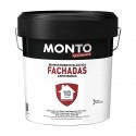 Pintura plástica blanca para fachadas anti fisuras 15L Expresa Montó
