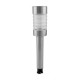 Baliza solar LED de acero inoxidable 43cm