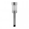 Baliza solar LED de acero inoxidable 43cm