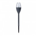 Set de 3 balizas solares LED recargables 38cm