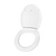 Tapa para inodoro WC de duroplast blanca Premium 3