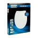 Tapa para inodoro WC de duroplast blanca Premium 3