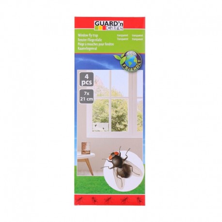 Trampa de ventana para moscas 4uds.
