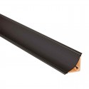 Copete cóncavo slim 15mm negro 3,15m