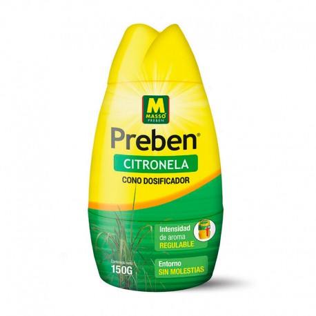 Cono dosificador de citronela gel antimosquitos 150gr Preben Massó