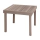 Mesa de aluminio extensible taupe 90-180x90x75cm Piazza