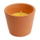 Vela de cirtonela en tarro terracota 7,5x6cm