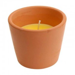 Vela de cirtonela en tarro terracota 7,5x6cm