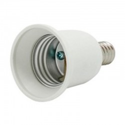 Adaptador casquillo E14 a E27