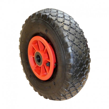 Rueda neumática para carretilla de almacén con rodamientos 260x85mm