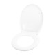 Tapa para inodoro WC de duroplast blanca Tarox