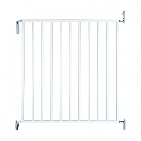 Valla de metal blanca para seguridad niños 69-75cm Vogue